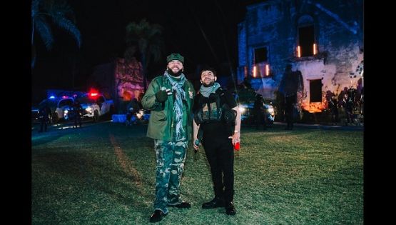 El Fantasma y Luis R. Conriquez hacen homenaje a la milicia