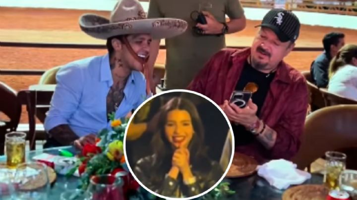 Así reaccionó conmovida Ángela Aguilar al ver a Pepe Aguilar y Christian Nodal cantando juntos
