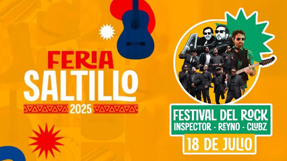 Cartelera de artistas para HOY 18 de julio en la Feria Saltillo 2025