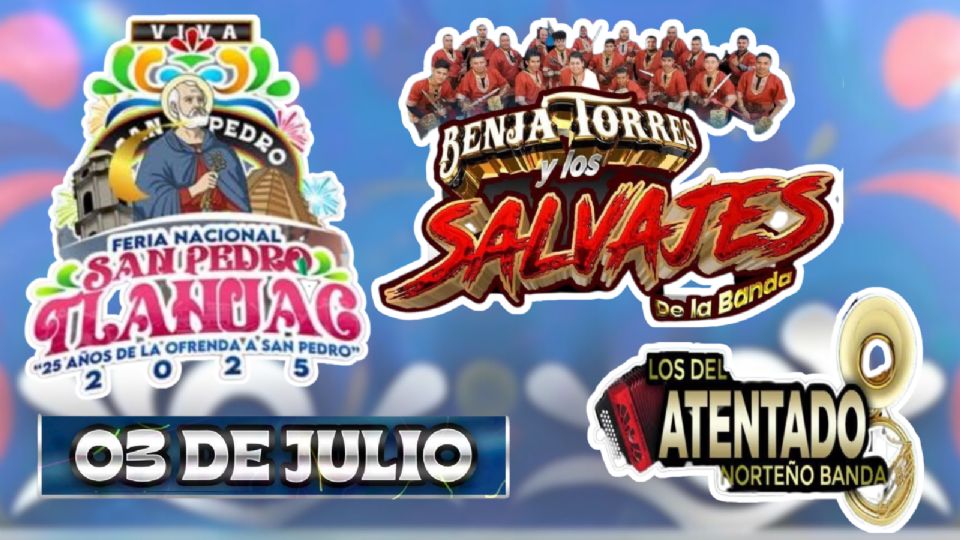 Estos son los artistas que se presentarán HOY en la Feria San Pedro Tláhuac 2025