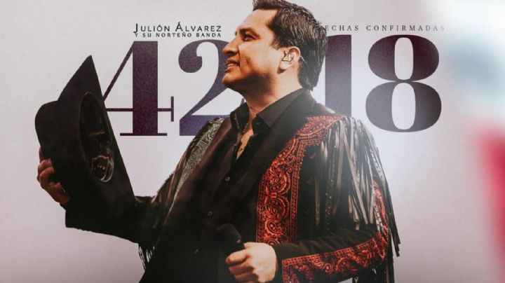 Julión Álvarez en México 2025: Estos son los precios de los boletos para sus conciertos de la gira 42.18