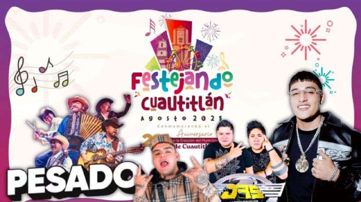 Festival Cuautitlán 2025: Fechas y cartelera oficial de artistas que darán concierto en el Estado de México