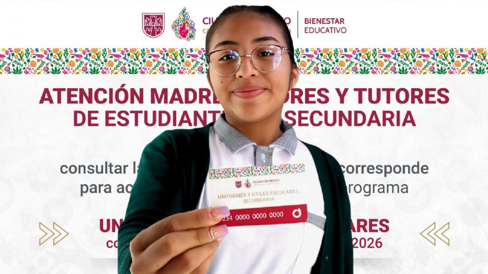 ¿No recogiste tu tarjeta de uniformes y útiles escolares en CDMX 2025?