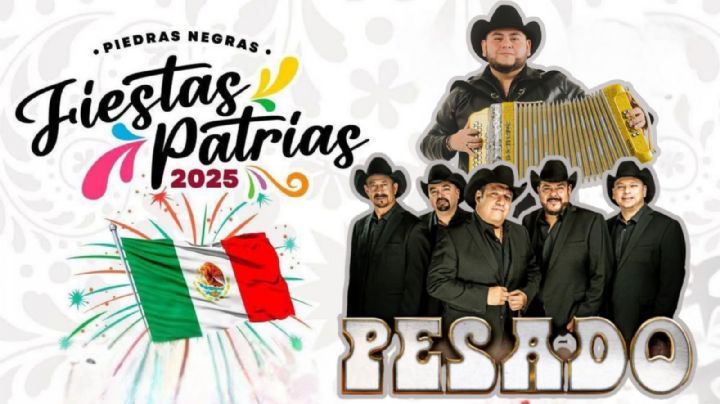 Fiestas Patrias Piedras Negras 2025: Cartelera completa de artistas que se presentarán HOY 12 de septiembre en Coahuila