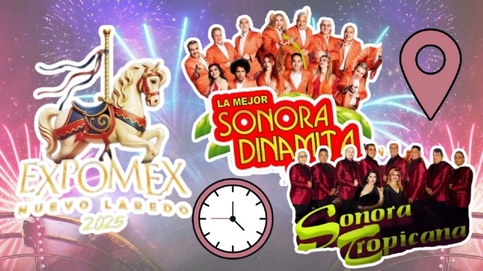 Artistas que se presentarán HOY en la Expomex Nuevo Laredo 2025