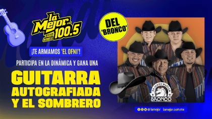 GUITARRA Y SOMBRERO DE BRONCO