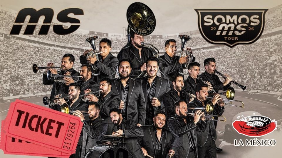 Banda MS se presentará en la Plaza de Toros México 2026