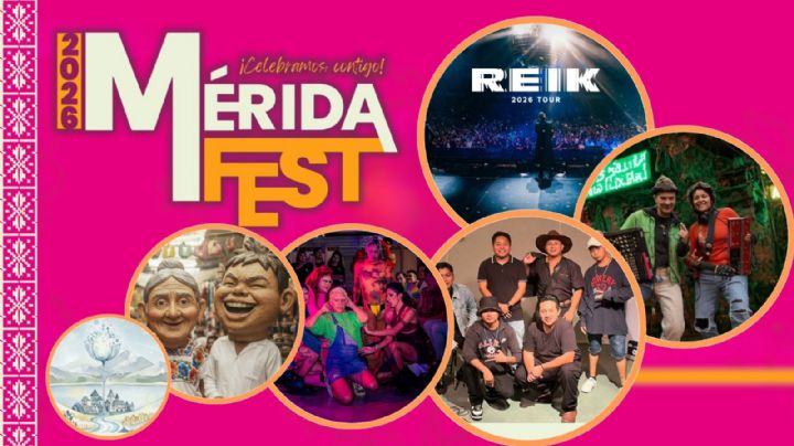Mérida Fest 2026: Programa completo de artistas y actividades de HOY 17 de enero en Yucatán