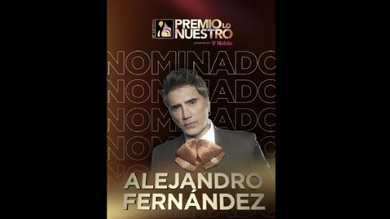 El Potrillo arrasa con seis nominaciones en premio Lo Nuestro