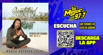 Gana boletos para ver a Marco Antonio Solis