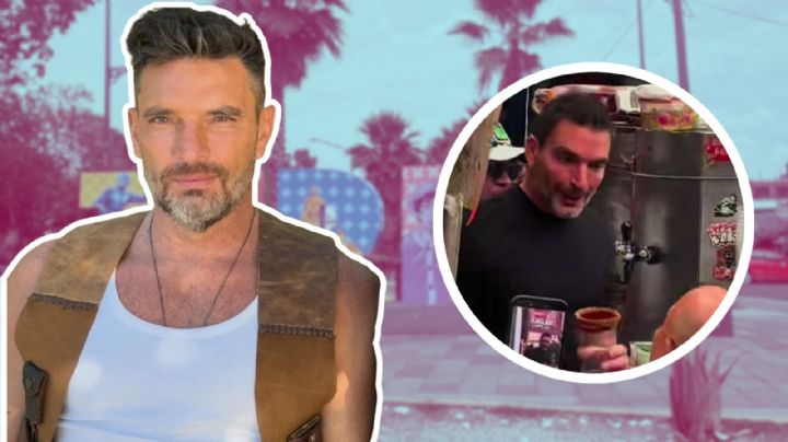Julián Gil visitó el barrio de Tepito; usuarios comparten VIDEOS del actor en un puesto de micheladas