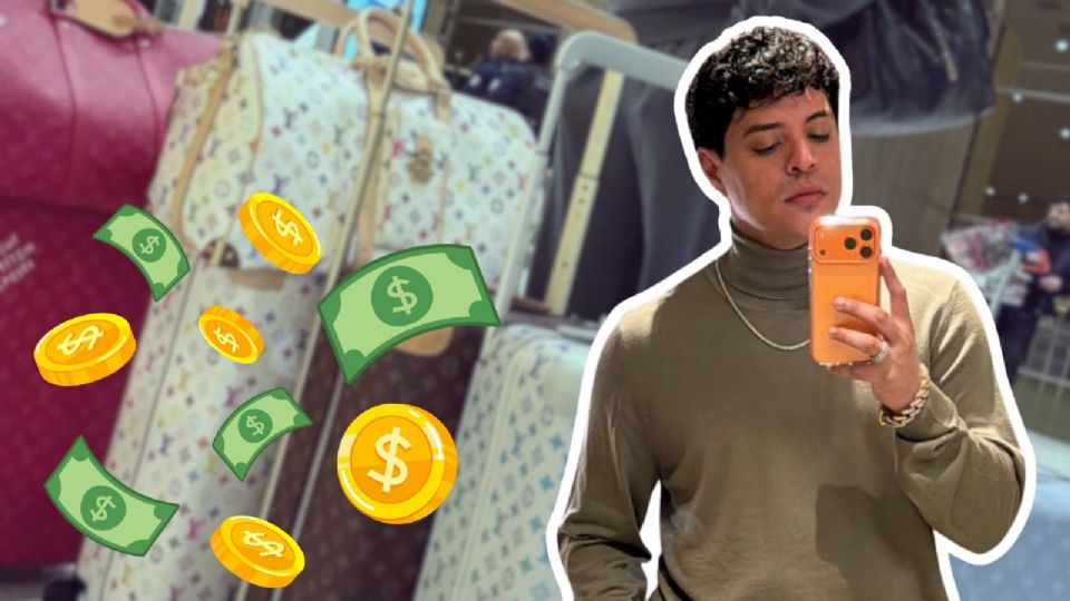 ¿Cuánto cuestan las lujosas maletas de Eduin Caz?