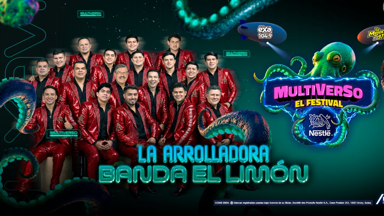 Multiverso Nestlé “El Festival” 2026: Revelan a La Arrolladora Banda El Limón como el primer artista