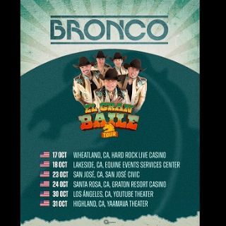Bronco lleva a California “El Gran Baile Tour”