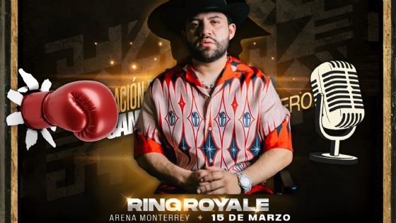 Ring Royale 2026: Anuncian a Luis R. Conriquez como el artista encargado del show musical