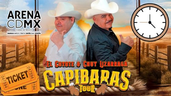 Capibaras Tour en la Arena CDMX 2026: A qué hora empieza el concierto de El Coyote y Chuy Lizárraga