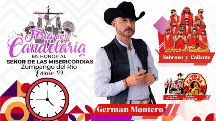 Feria de la Candelaria Zumpango del Río 2026: Cartelera de artistas que darán concierto GRATIS HOY 15 de febrero en la CLAUSURA