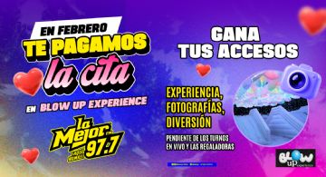 Te pagamos la cita en BLOW UP experience