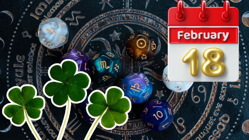 Números de la suerte para cada signo hoy 18 de febrero 2026