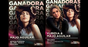 Majo Aguilar se lleva dos galardones de Premio Lo Nuestro