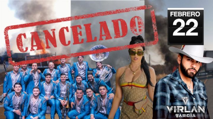 Estos son los conciertos y eventos CANCELADOS tras los hechos ocurridos HOY 22 de febrero en México