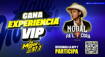 Gana tu Experiencia VIP para ver a Nodal