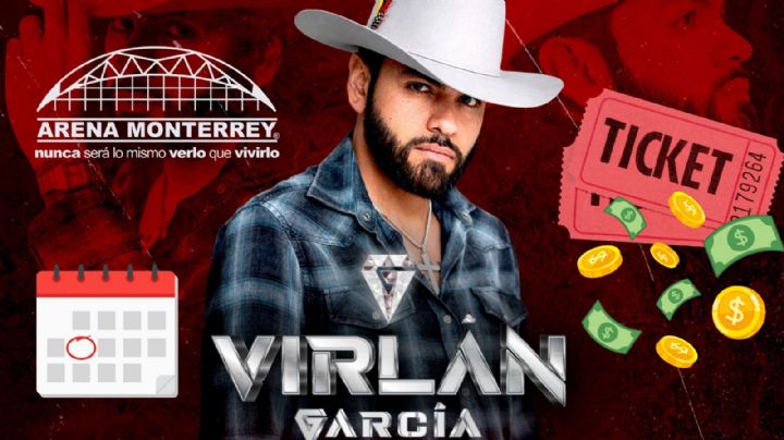 Virlán García en la Arena Monterrey 2026: Lista completa de zonas y precio de los boletos para “Mi Entorno Tour”