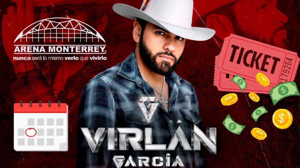 Virlán García se presentará en la Arena Monterrey 2026.