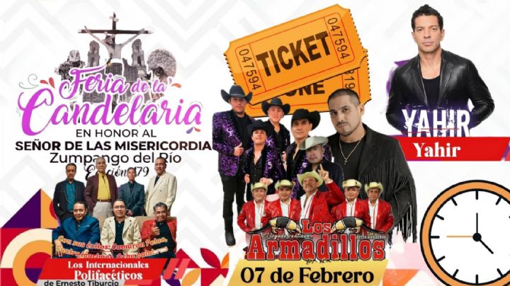 Feria de la Candelaria Zumpango del Río 2026: Cartelera de artistas que darán concierto HOY 7 de febrero en Guerrero; precio de los boletos