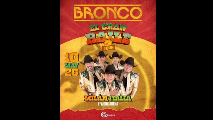 Se suma Italia a la gira europea de Bronco