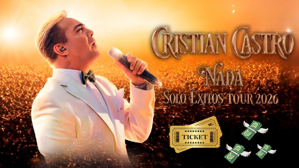 Cristian Castro en CDMX ¿Cuál es el boleto más caro y más barato para sus conciertos?