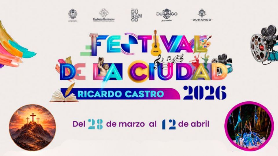 Cartel oficial para el Festival de la Ciudad Ricardo Castro 2026