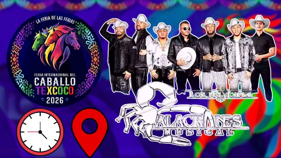 Alacranes Musical se presentarán HOY en la Feria del Caballo Texcoco 2026
