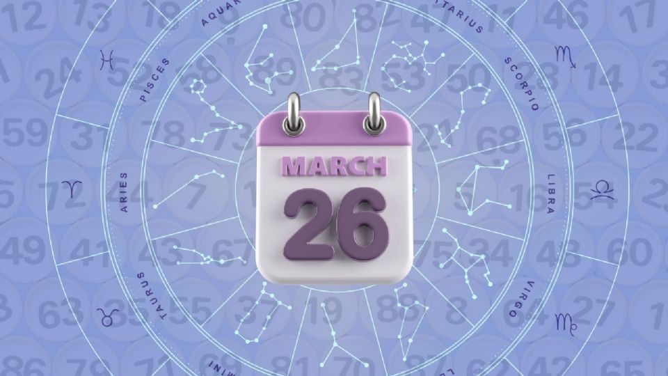 Números de la suerte del 26 de marzo para cada signo zodiacal.
