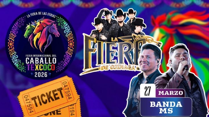 Feria del Caballo Texcoco 2026: Cartelera de artistas que darán concierto HOY 27 de marzo; precio de los boletos