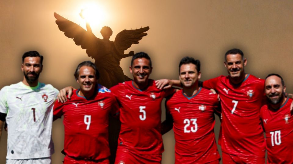 Selección del Portugal se pasea por tiaguis de Tepito y se echan una cascarita