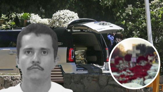 Así luce la tumba de Nemesio Oseguera 'El Mencho': lo despidieron en ataúd dorado y con miles de flo