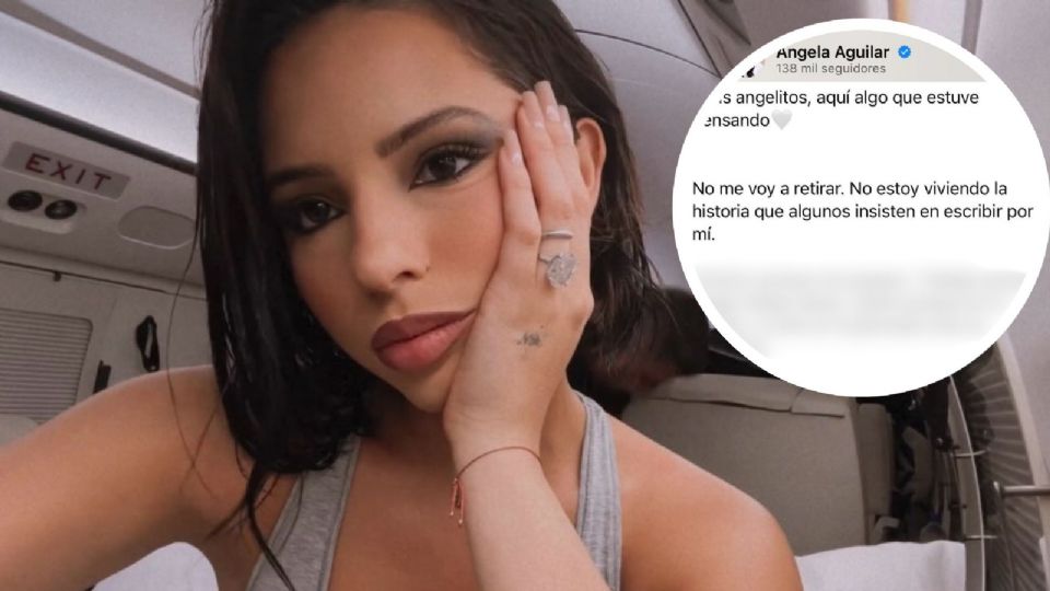 Ángela Aguilar asegura que no se retira.