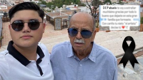 Max Cervantes, de La Arrolladora, anuncia la muerte de su abuelito y lo despide con emotiva FOTO