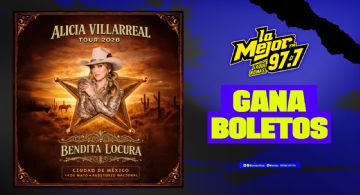 Gana boletos para ver a Alicia Villareal