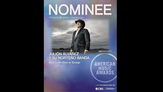 Julión Álvarez es nominado en los American Music Awards
