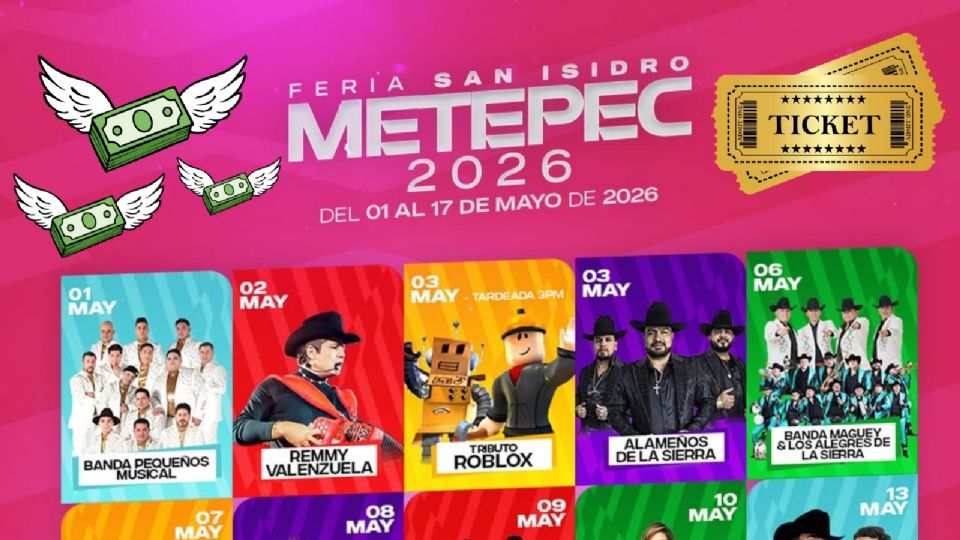 Precio de las terrazas migajeras en la Feria San Isidro Metepec 2026