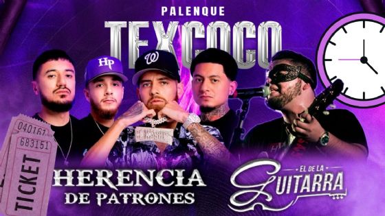Herencia de Patrones y El de la Guitarra en el Palenque Texcoco: ¿A qué hora empieza el concierto?