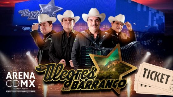 Los Alegres del Barranco en la Arena CDMX 2026: Fecha y precio de los boletos por zona