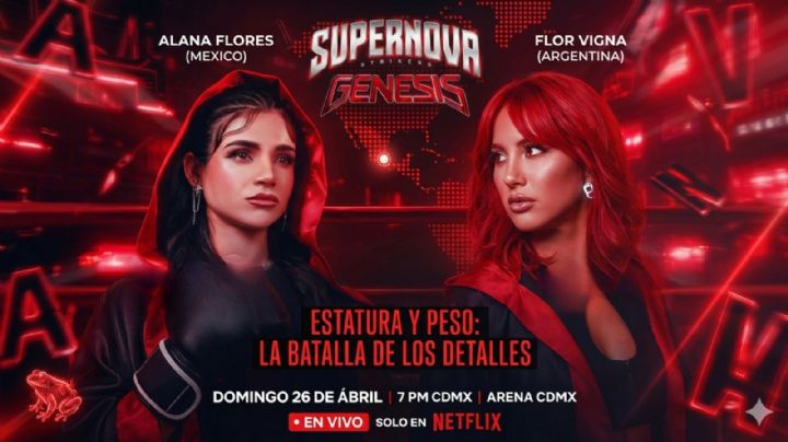 Alana Flores vs Flor Vigna: ¿Cuál es la diferencia de estatura y peso entre las participantes del Supernova 2026?