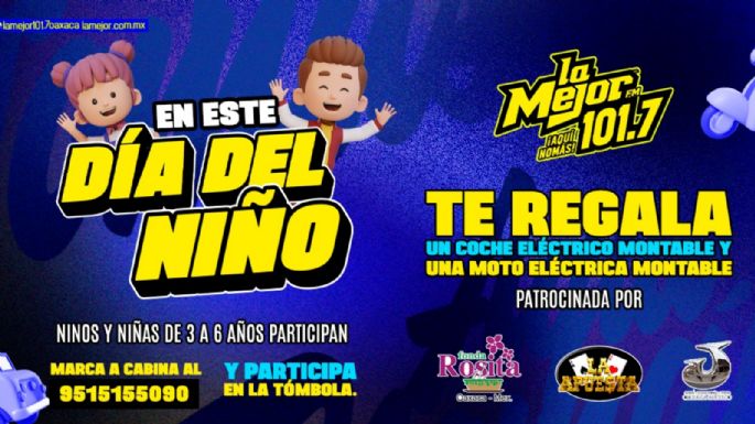 La Mejor 101.7 FM tiene grandes sorpresas este Día del Niño