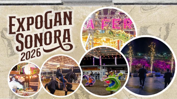 Expogan Sonora 2026: Programa completo de artistas y actividades HOY 11 de mayo en Hermosillo