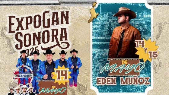 Expogan Sonora 2026: ¿Qué artistas se presentarán HOY 14 de mayo en Hermosillo? Precio de lo boletos