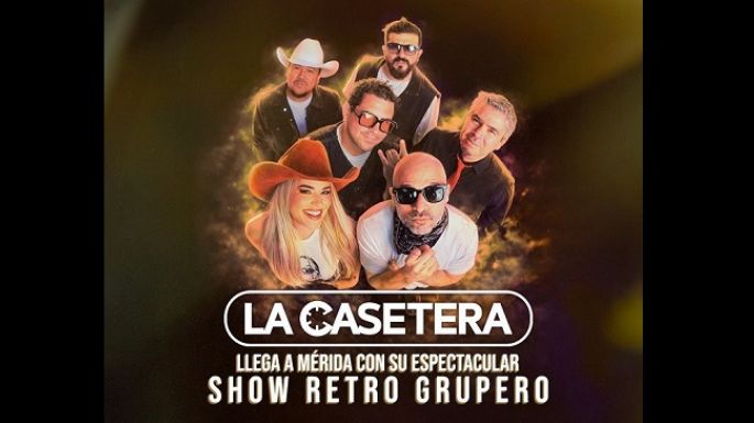 La Casetera llega a Mérida con su espectacular show retro grupero