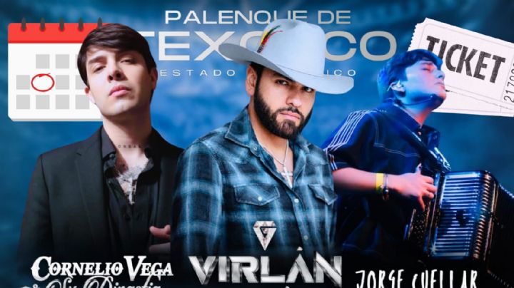 Cornelio Vega y su Dinastía, Virlán García y Jorge Cuellar en el Palenque Texcoco 2026: Precios de los boletos para el concierto en el EDOMEX